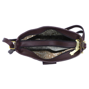 Women's Sling Bag With 2In1 Front Zip Buckle Stone Pocket - myStore20202019