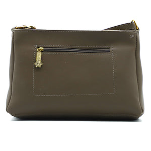 Women's Sling Bag With 2In1 Front Zip Buckle Stone Pocket - myStore20202019