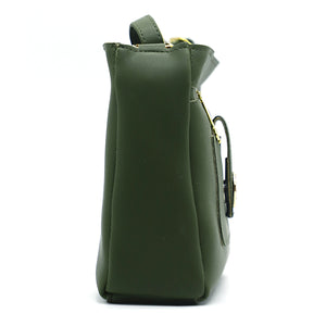 Women's Sling Bag With 2In1 Front Zip Buckle Stone Pocket - myStore20202019