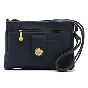 Women's Sling Bag With 2In1 Front Zip Buckle Stone Pocket - myStore20202019