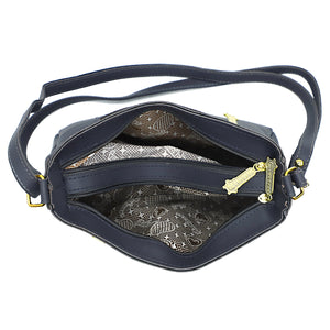 Women's Sling Bag With 2In1 Front Zip Buckle Stone Pocket - myStore20202019