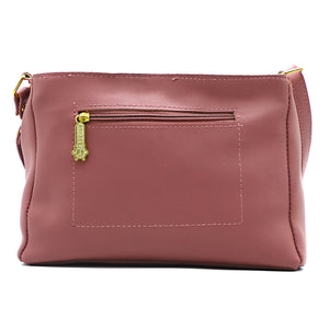 Women's Sling Bag With 2In1 Front Zip Buckle Stone Pocket - myStore20202019