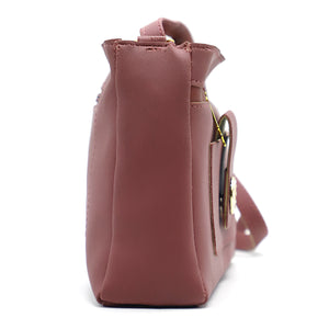 Women's Sling Bag With 2In1 Front Zip Buckle Stone Pocket - myStore20202019