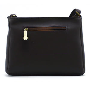 Women's Sling Bag With 2In1 Front Zip Buckle Stone Pocket - myStore20202019