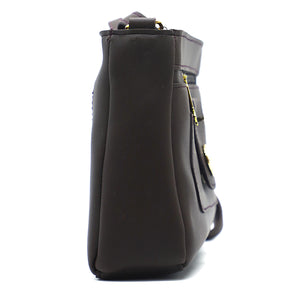 Women's Sling Bag With 2In1 Front Zip Buckle Stone Pocket - myStore20202019