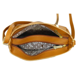 Women's Sling Bag With 2In1 Front Zip Buckle Stone Pocket - myStore20202019