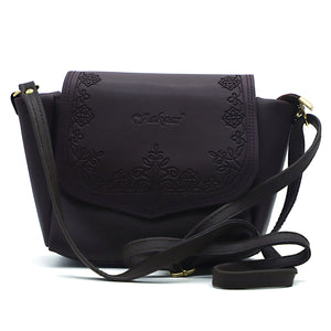 Women's Sling Bag With Artistic Embose And Three Partitions - myStore20202019