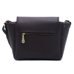 Women's Sling Bag With Artistic Embose And Three Partitions - myStore20202019