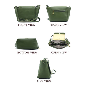 Women's Sling Bag With Artistic Embose And Three Partitions - myStore20202019