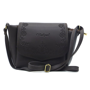 Women's Sling Bag With Artistic Embose And Three Partitions - myStore20202019