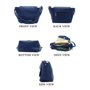 Women's Sling Bag With Artistic Embose And Three Partitions - myStore20202019