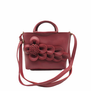 Women's Sling Bag With Big Flower in Front - myStore20202019