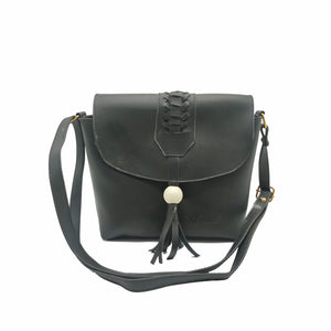 Women's Sling Bag With CutWork Design in Flap - myStore20202019