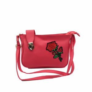 Women's Sling Bag With Rose in Front - myStore20202019