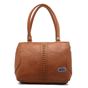 Women's Handbag With Half Moon Embose Design - myStore20202019
