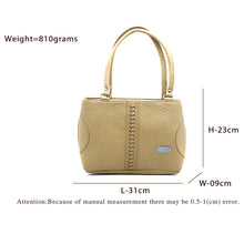 Load image into Gallery viewer, Women&#39;s Handbag With Half Moon Embose Design - myStore20202019
