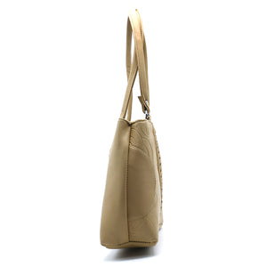 Women's Handbag With Half Moon Embose Design - myStore20202019