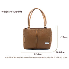 Load image into Gallery viewer, Women&#39;s Handbag With Half Moon Embose Design - myStore20202019
