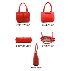 Women's Handbag With Half Moon Embose Design - myStore20202019