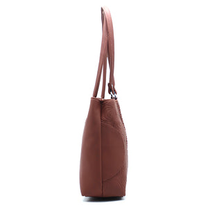 Women's Handbag With Half Moon Embose Design - myStore20202019