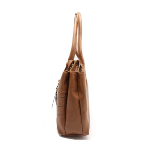 Three Compartment Mat Finish Designer Hand Bag - myStore20202019