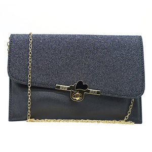 Women's Clutch With 2In1 Heart Shimmer Lock - myStore20202019